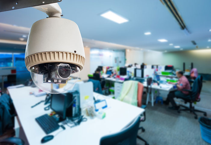 Business security systems operate in businesses of all sizes 