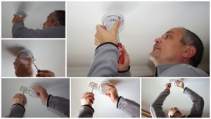 Where should carbon monoxide detectors be installed